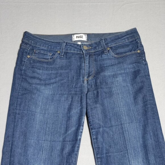 PAIGE Jeans women's size 30 indigo blue colour Skyline Boot boot cut - Picture 2 of 13
